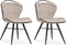 MX Sofa Eetkamerstoel Splash luxor - kleur: Sand (set van 2 stoelen)