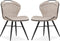 MX Sofa Eetkamerstoel Splash luxor - kleur: Sand (set van 2 stoelen)