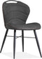 MX Sofa Eetkamerstoel Talent luxor - kleur Antraciet (set van 2 stoelen)