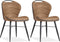 MX Sofa Eetkamerstoel Talent luxor kleur: Cognac (set van 2 stoelen)