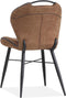 MX Sofa Eetkamerstoel Talent luxor kleur: Cognac (set van 2 stoelen)