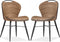 MX Sofa Eetkamerstoel Talent luxor kleur: Cognac (set van 2 stoelen)