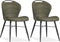 MX Sofa Eetkamerstoel Talent luxor kleur: Moss (set van 2 stoelen)