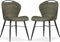 MX Sofa Eetkamerstoel Talent luxor kleur: Moss (set van 2 stoelen)