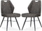 MX Sofa Eetkamerstoel Torro luxor kleur: Antraciet (set van 2 stoelen)