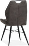 MX Sofa Eetkamerstoel Torro luxor kleur: Antraciet (set van 2 stoelen)
