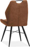 MX Sofa Eetkamerstoel Torro luxor kleur: Cognac (set van 2 stoelen)