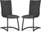 MX Sofa Stoel Amara - antraciet (set van 2 stoelen)
