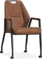 MX Sofa Stoel Axa met wielen - Cognac - set van 2 stuks