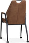 MX Sofa Stoel Axa met wielen - Cognac - set van 2 stuks