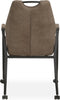 MX Sofa Stoel Axa met wielen - Taupe - set van 2 stuks