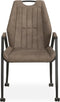 MX Sofa Stoel Axa met wielen - Taupe - set van 2 stuks
