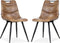 MX Sofa Stoel Barossa kleur cognac (set van 2 stoelen)