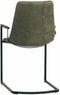 MX Sofa Stoel Condor met armleuning freeswing poot kleur Olive