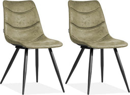 MX Sofa Stoel Crazy - Olive (set van 2 stoelen)