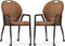 MX Sofa Stoel Frizz - Cognac (set van 2 stuks)