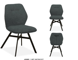 MX-Sofa - Stoel Jaime / Kleur: Antraciet