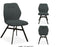 MX-Sofa - Stoel Jaime / Kleur: Antraciet