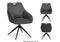 MX-Sofa - Stoel Luka / Kleur: Antraciet