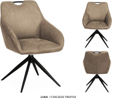 MX-Sofa - Stoel Luka / Kleur: Truffle