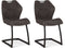 MX Sofa Stoel Riva - Graphite - set van 2 stoelen