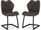 MX Sofa Stoel Riva - Graphite - set van 2 stoelen