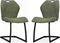 MX Sofa Stoel Riva - Turtle (groen) - set van 2 stoelen