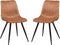 MX Sofa Stoel Spot kleur Cognac (set van 2 stoelen)