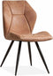 MX Sofa Stoel Tesla - Cognac - set van 2 stoelen