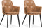 MX Sofa Stoel Venz, kleur Cognac (set van 2 stoelen)