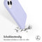 Accezz Liquid Silicone Backcover - iPhone 13 - Schokabsorberend - Paars