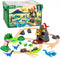 BRIO World - 36104 Luxe set met Dinosaurussen - 45-delige set met vulkaan en interactieve dino's (1 set)