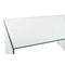 Bureau DKD Home Decor 125 x 70 x 74 cm Kristal Transparant