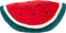 Balvi Sierkussen Fluffy Watermelon Polyester
