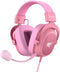 Havit H2002d - Gaming Headset - Draad - Volumeregelaar - Roze