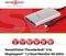 Club 3D CSV-1577 - Thunderbolt 3 naar DisplayPort 1.2 - Dual Monitor 4K 60Hz - Zwart
