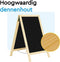 BRASQ Krijtstoepbord - Dubbelzijdig - Weerbestendig - Blank 75x135 CM