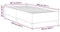 vidaXL - Bedframe - Donkergrijs - 100x200 - cm - Corduroy - Stof