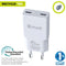 Muvit for Change HC-263C - Auto oplader - 30 W - Wit