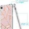 iMoshion Hoesje Geschikt voor iPhone Xr Hoesje Met Koord - iMoshion Design Hoesje met Koord - Goud / Roze / Pink Graphic
