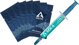 ARCTIC MX-6 - Thermische pasta - 4 gram - Inclusief 6x MX Cleaner doekjes