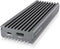 ICY BOX IB-1817M-C31 - Externe M.2 NVMe SSD-behuizing - USB 3.1 Type-C 10 Gbit/s - Grijs
