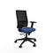 Piqueras y Crespo 2D066N0 - Bureaustoel - Verstelbare hoogte met armleuning - Marineblauw
