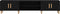 vidaXL - TV - Meubel - Zwart - Eiken - 180x31,5x40 - cm - Geengineerd - Hout