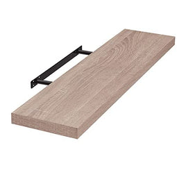 Eugad Wandplank 0117QJ - Robuuste Zwevende Plank - Eikenhout - 80 cm