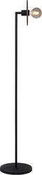 Atmooz - Vloerlamp Jacob - Staande Lamp - Stalamp - Woonkamer - Zwart - Hoogte 155cm - Metaal