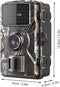 Wildcamera - 16MP - 1080P Nachtzicht - IP66 Waterdicht - Incl. 32GB SD-kaart