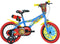 Dino Pinocchio - Kinderfiets 16 Inch - van 4-6 Jaar - met Zijwieltjes - Jongensfiets Blauw