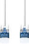 Nedis CAT6a netwerkkabel - S/FTP - RJ45 Male - RJ45 Male - 2.00 m - Snagless - Rond - LSZH - Wit - Doos