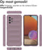 imoshion Hoesje - Geschikt voor Samsung Galaxy A32 (4G) - EasyGrip Backcover - Paars